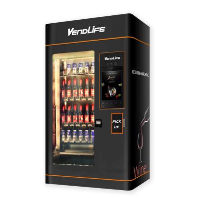 Máquinas de venda automática do vinho com identificador da idade