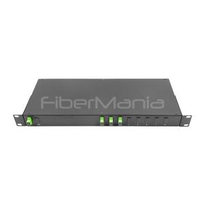 1x3 PLC Splitter 1U 19 "Rack Mount PLC Splitter Óptico para CCTV / CATV Links