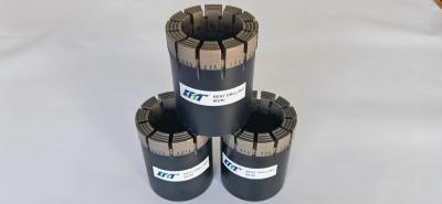 NQ HQ PQ Black Body Non Coring Impregnated Diamond Bit For Mining Drilling