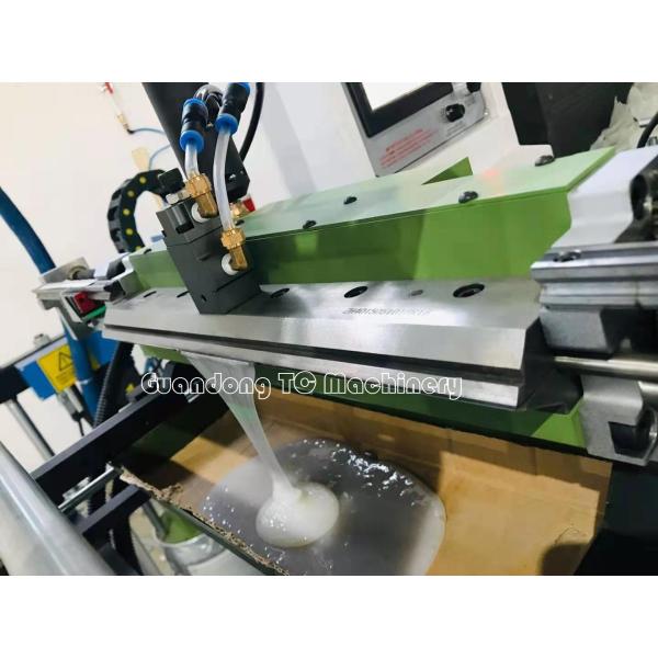 Dual Glue Profile Wrapping Machine (PUR/EVA), Quick Change System for 1350mm MDF WPC SPC Laminating, CE Certificated