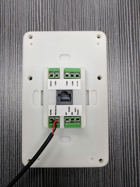 Multi Option Industrial NFC Reader Terminal 5 Inch Android Based Wall Mount POE Touch Panel