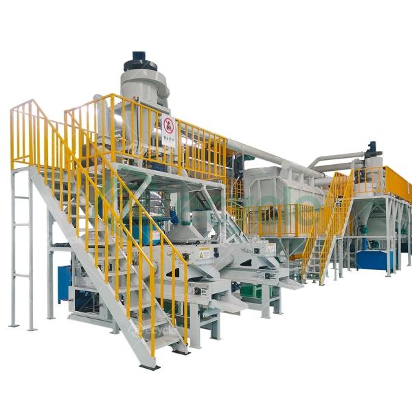 1000kg/h Pouch Type Lithium Battery Recycling Machine Complete Line
