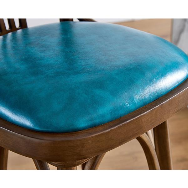 British Style Luxury  Wooden Pub Bar Counter Stool Home Modern Cafe Furniture High Bar Chairs Wholesale Classic Bar Stool