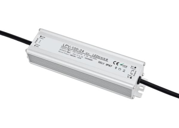 Led Power Supply Regulated 100W DC24V Led Driver Waterproof Rainproof for Industrial Applications