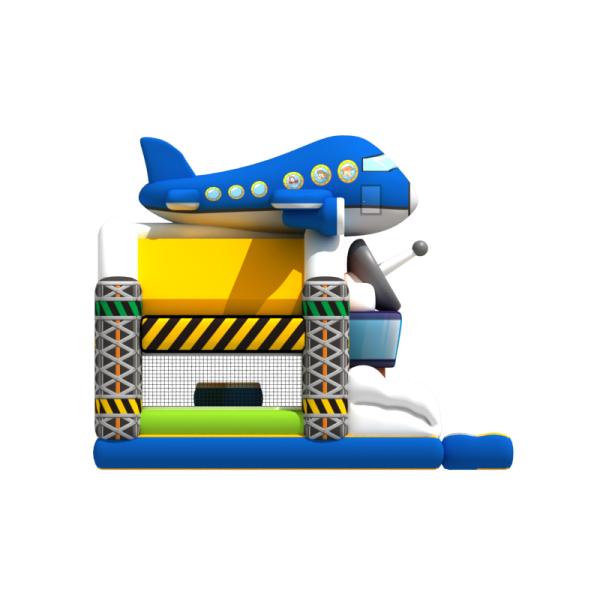 Tamaño de salto los 4.5x6x5m de la casa del aeroplano inflable comercial durable