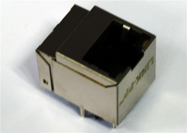 HFJV1-E2450RL Vertical RJ45 Jack 10 / 100BASE-TX  Magnetic Ethernet Connector