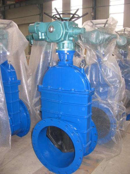 Avaiable OEM Carbon Steel WCB NKZ961H Electric Flange Vacuum Gate Valve Standard DIN F6