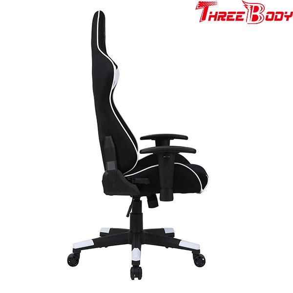 Bucket Seat High Back Gaming Chair With High Strength Nylon Wheels Easy To Clean