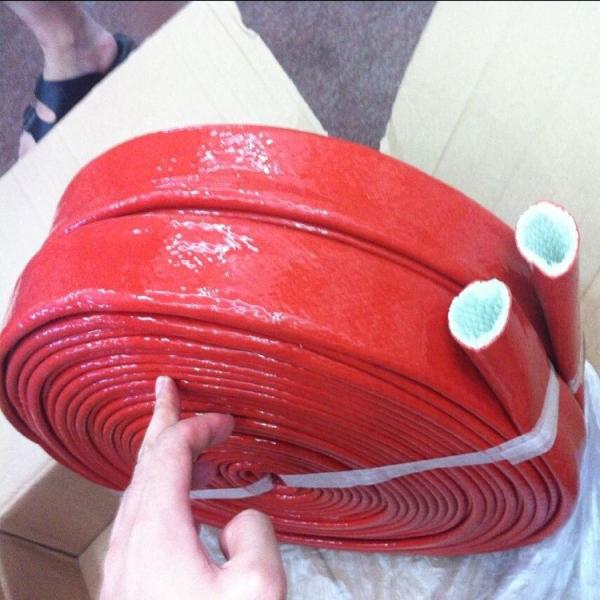 Стеклоткань силиконовой резины алкалиа свободная Sleeving стеклоткань 4mm заплела Sleeving