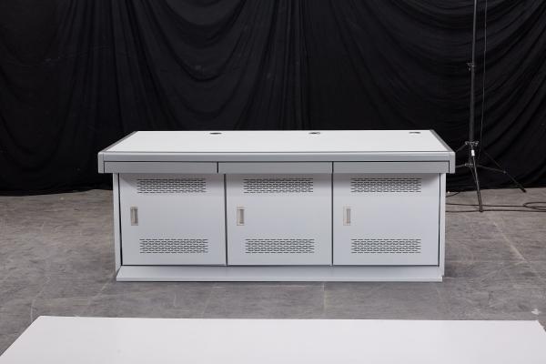 1800 Width Safety Control Room Three Station Console for Modern Office Computer Table