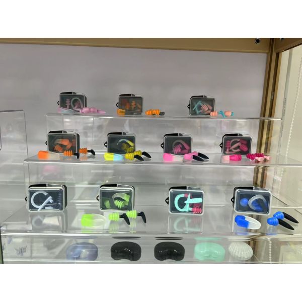 Eco Friendly Silicone Nose Clip and Ear Plugs for Waterproof Hearing Protection in Swimming