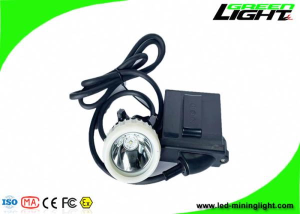 Cree LED Coal Miners Headlamp IP67 Waterproof 6600mAh Rechargeable Li Ion Battery