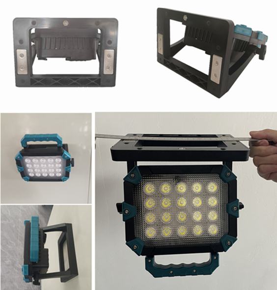 100W 10000 Lumens 18V Power Tool Battery Powered Work Light With Metal Stand