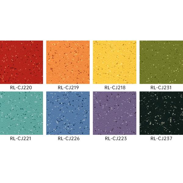 Relle Piso de caucho profesional de reducción de ruido y ecológico para salas de exposiciones