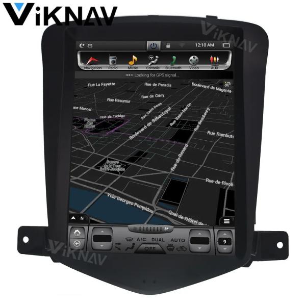 10.4 pulgadas de Android Radio de automóviles Para 2009-2023 Chevrolet Cruze Jugador multimedia Navegación Wifi CarPlay inalámbrico