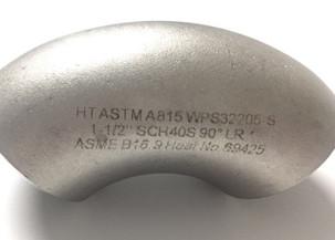 Asme B16.28 Astm A815 Elbow Pipe Fittings Duplex 2507 Wps 32750