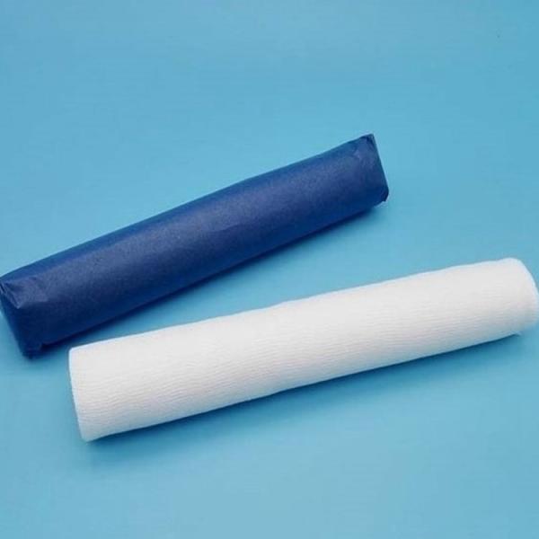 Venda directa de fábrica de rolos de gaze absorvente de rolos de gaze de alta absorção