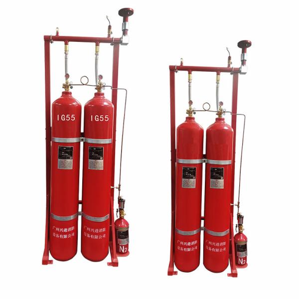 Red IG55 Inert Gas Fire Safety System Protecting Your Business From Fire Hazards