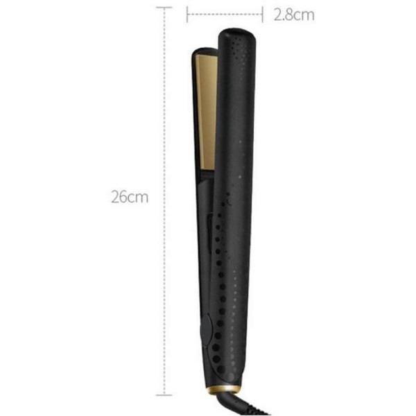 Electric Salon Professional Hair Straightener Curler One PTC Heating LED Display Adjustable Heat (150-230C) Portable Ceramic