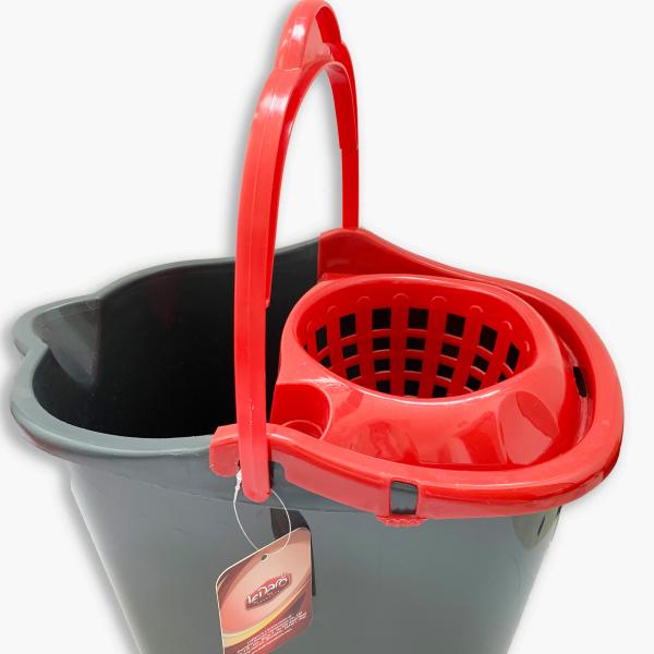Quick Wring Bucket Buckets And Pails With Handle Plastic Floor Wringer Silver Bucket