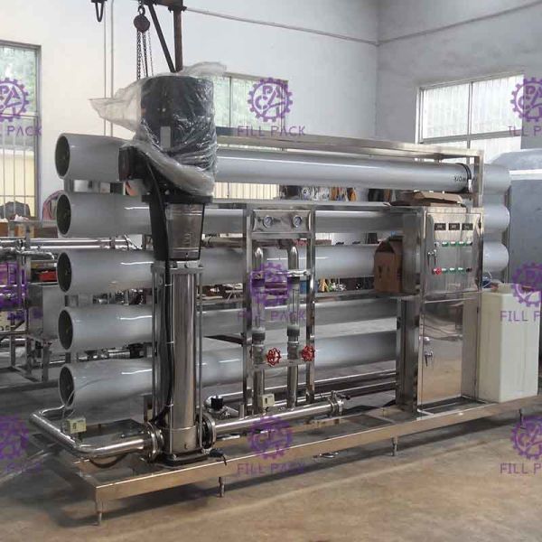 9000LPH UF Hollow Fibre Ultra Water Treatment Machine System With UF 4040 Membrane