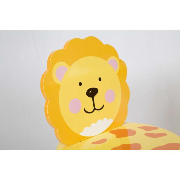 Wooden Animal Themed Childrens Table And Chairs With Hidden Pocket