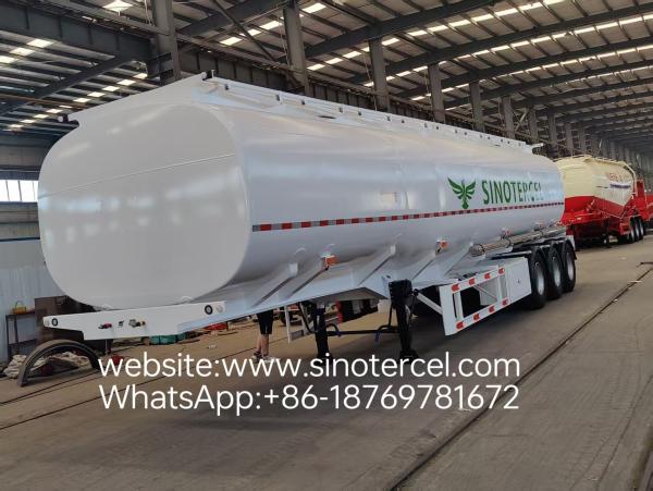 3 Axle Fuel Tank Semi Trailer 30-60CBM Capacity