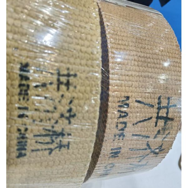 6100 BGO Brass Wire Reinforced Woven Brake Lining Roll with Aramid Fiber for High Temperature Resistance