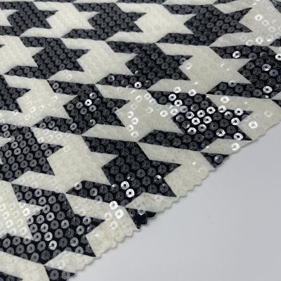Garment Weave Waterproof Sequins Embroidery Fabric M13-010