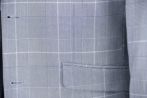 Slim Fit Mens 3 Pieces Suit Business Formal Light Grey Check Color SGS Certification