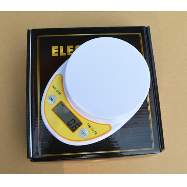 Round Platform Kitchen Weight Scale 5kg With Over Load Indication