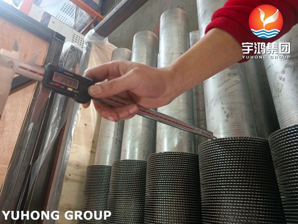 Serrated Finned Tubes Stainless Steel ASTM A312 TP304H For Furnace