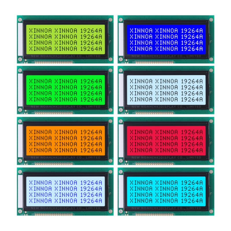 Blue Film 19264A Graphic Dot Matrix Module Controller SBN0064 4.7-Inch InduStrial Grade LCD Screen