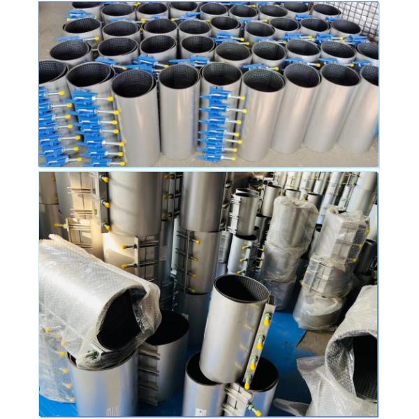 Rapide connexion du fer ductile DN250 Single Band tubes d'eau en acier inoxydable jointure de fuite de réparation de la pince