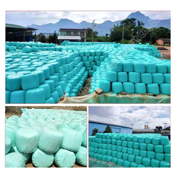 Enfardadora redonda de ensilado diésel para alfalfa, maíz, heno, envoltura, 18 hp