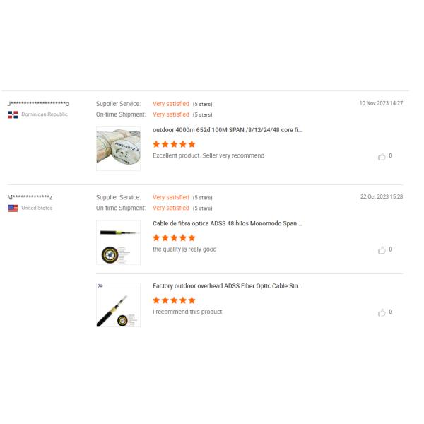 Кабель ADSS Внешний воздушный неметаллический самоподдерживающийся волоконный кабель SM Оптический волоконный кабель