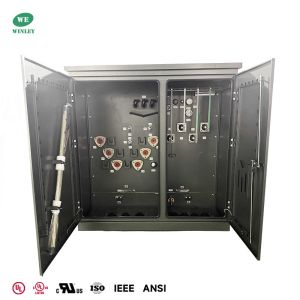 500kVA Three Phase Pad Mounted Transformer 12kV to 208Y/120 V with 304 Stainless Steel Enclosure UL Listed