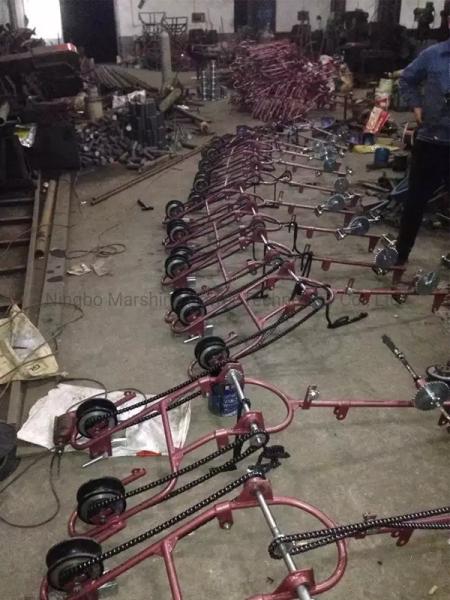 Trolley de bicicleta para quatro feixes Inspeção e projeto do condutor