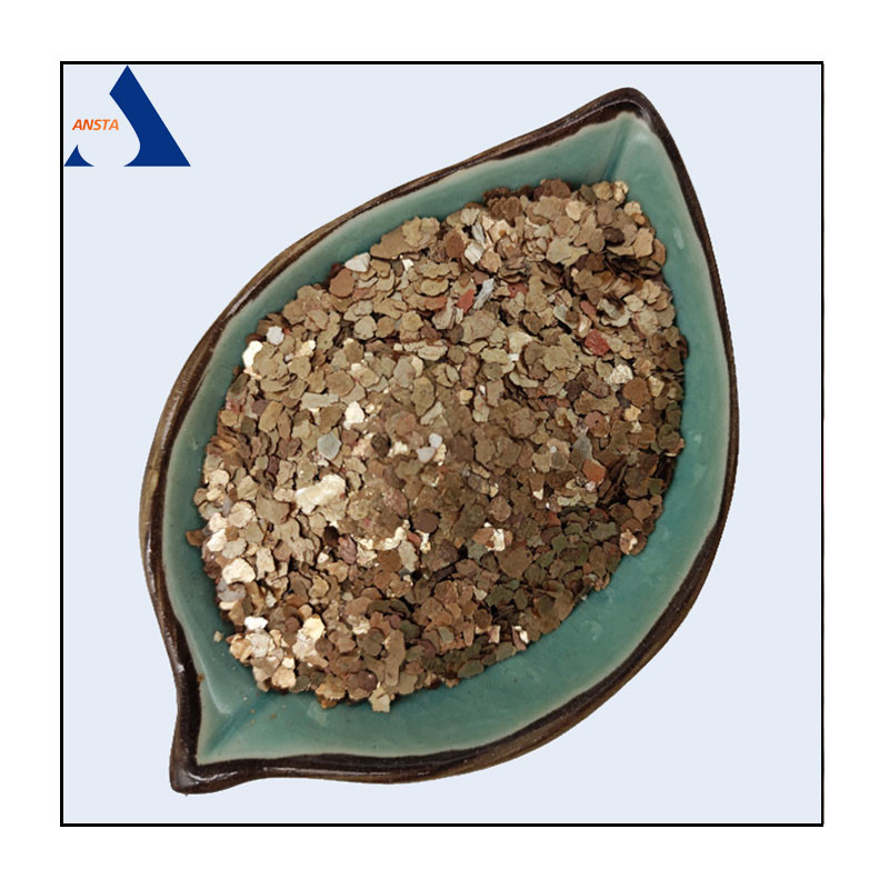 Calcined Gold Mica Flakes Golden Mica Flakes for decoration