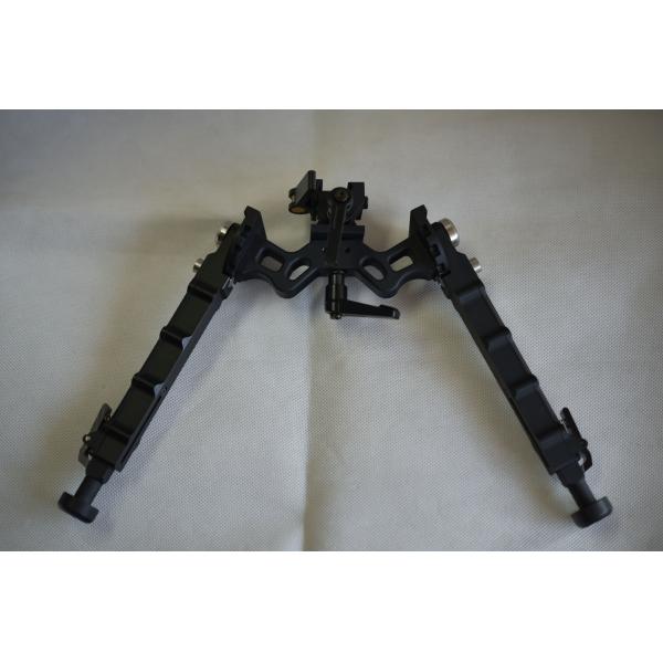 330g Outdoor Tactical Bipod Adjustable 5.5''-8.1'' Height 5 Slots for Versatility