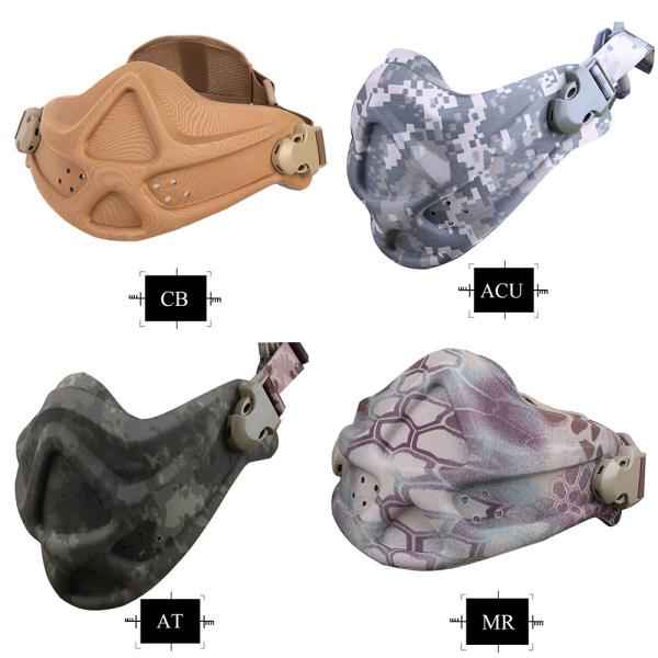 Ghost Military Tactical Masks Hard Foam Ballistic Plastic Lightweight Protective Paintball