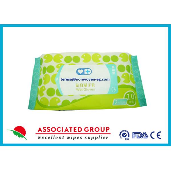 Перчатки для тела, устранимые бумажные перчатки картошки шампуня Scrubbing