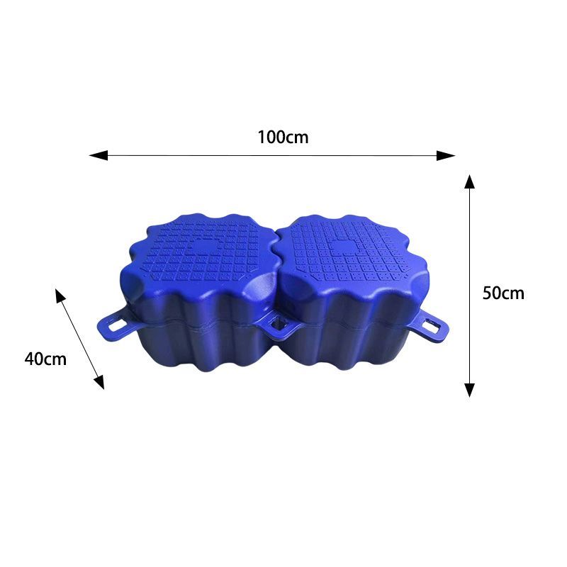 Interlocking Modular Pontoon Blocks for Cost‑Effective HDPE Floating Aquaculture