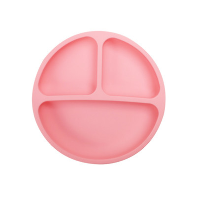 Food Grade Multicolor Baby Silicone Plates With Suction And Lids