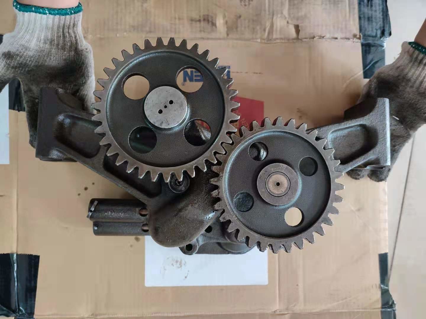 Масляный насос запасных частей S6R S12R 170MM Мицубиси