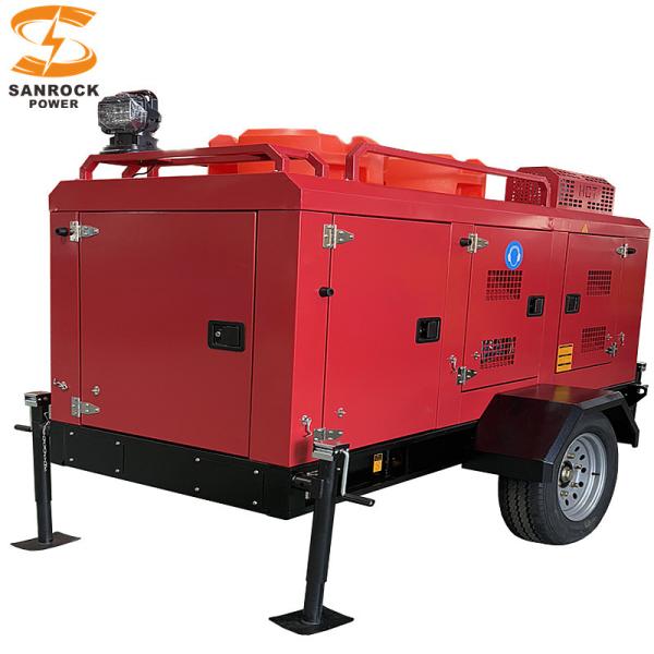 Pompes à eau all-in-one diesel de 30 kW moteur diesel pompe à eau agricole 500 m3/h