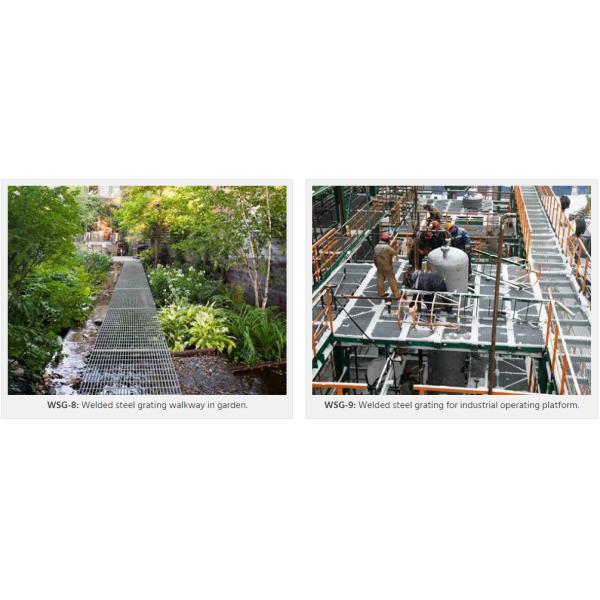 Low Carbon High Impact Industrial Steel Grating Anti Corrosion 30x3mm For Platform