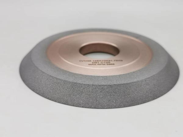 Resina híbrida de Diamond Grinding Wheels 1v1 da ligação para o Cnc que mói 125*10*31.75*6 milímetro