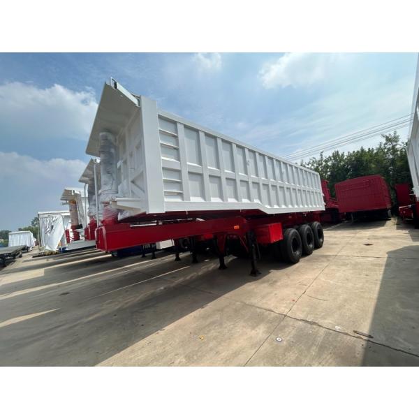 Customer Needs Driven Steel 3-Axle Dump Truck Dump Semi-Trailer with Hydraulic Cylinder