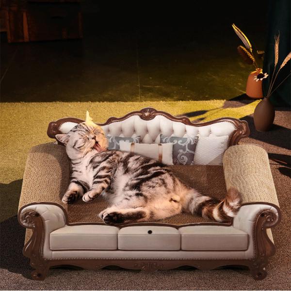 Can Catch Can Lie Sofa Shape Cat Scratch Board High-Density Corrugated Paper Does Not Drop Scraps